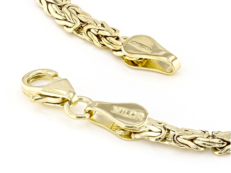 10k Yellow Gold 3.5mm Byzantine Bracelet