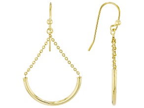 10k Yellow Gold Dangle Earrings