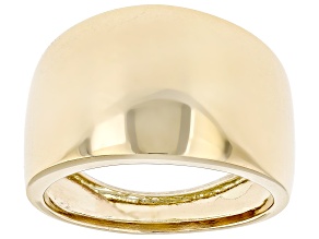 10k Yellow Gold High Polished Graduated Band Ring