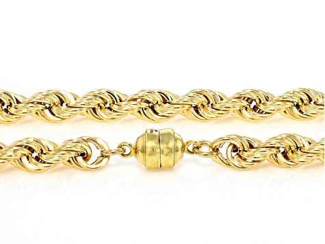 10k Yellow Gold 5.7mm Rope Chain with Magnetic Closure - AU2665B | JTV