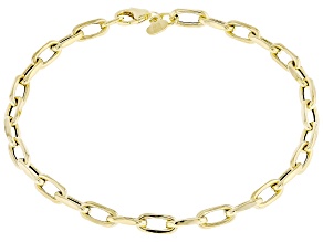 10k Yellow Gold 4mm Paperclip Bracelet