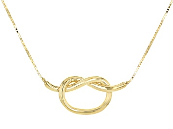 Picture of 10k Yellow Gold Knot Necklace