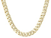 10k Yellow Gold 4.75mm Squared Curb Chain