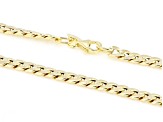 10k Yellow Gold 4.75mm Squared Curb Chain