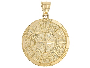 10k Yellow Gold Zodiac Pendant