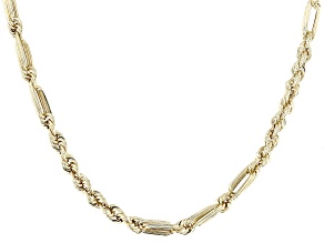 10k Yellow Gold 3mm Rope 24" Necklace