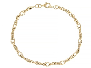 10k Yellow Gold 4mm Singapore Bracelet