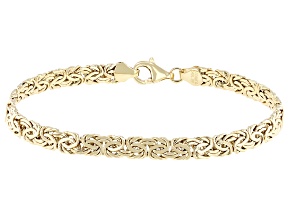 10k Yellow Gold 5.5mm Byzantine Bracelet