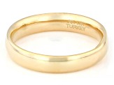 10k Yellow Gold 4mm Polished Band Ring