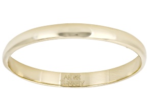 6K Yellow Gold Polished 2mm Band Ring