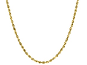 14k 2.82mm Diamond-Cut Extra-Light Rope Chain