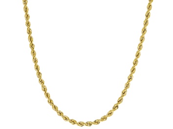 10K Yellow Gold 2.55MM Rope Chain 20