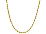10K Yellow Gold 2.05MM Silk Rope 24 Inch Chain
