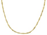 14K Yellow Gold Polished 20 Inch Singapore Chain