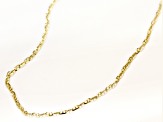 10K Yellow Gold .5MM Baby Portofino Designer Chain