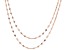 10K Rose Gold Set of 2 Valentino 18 and 20 Inch Chains