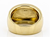 10K Yellow Gold Diamond Cut 18.1MM Dome Ring