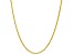 10k Yellow Gold Designer Criss Cross 20 inch Necklace
