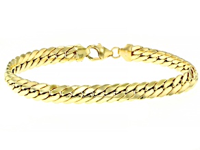 10K Yellow Gold Herringbone Bracelet