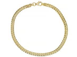 14K Yellow Gold Herringbone Bracelet