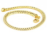 14K Yellow Gold Herringbone Bracelet