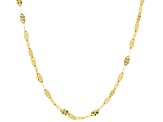 10k Yellow Gold Clover Necklace 20 inch