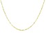 10K Yellow Gold Singapore 20 Inch Chain with Magnetic Clasp