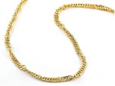 10K Yellow Gold 2.8MM Singapore Chain 28" Necklace