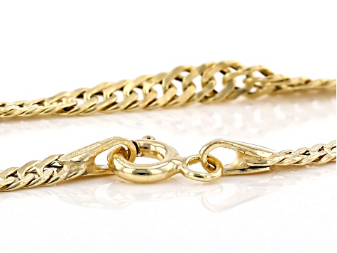 10K Yellow Gold 2.8MM Singapore Chain 28" Necklace
