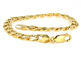10K Yellow Gold 6.8MM Curb Bracelet