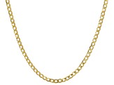 10K Yellow Gold 3.25MM Curb Chain Necklace 20 Inches
