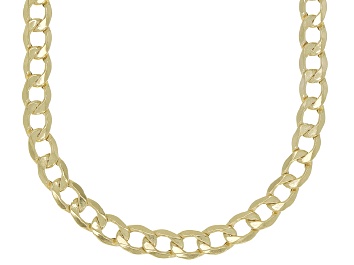 Picture of 10K Yellow Gold 3.25MM Curb Chain Necklace 24 Inches