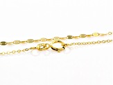 10k Yellow Gold Designer 1.60MM Chain Necklace 32 Inch