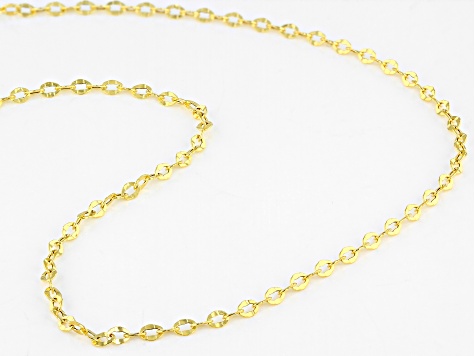 10K Yellow Gold 2.70MM Cable Chain 20 Inch Necklace