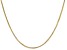 10K Yellow Gold 0.77MM Diamond Cut 24" Wheat Chain Necklace