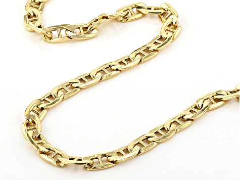 10k Yellow Gold Singapore Necklace 20 inch - AU640B