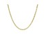 10K Yellow Gold 2.5MM Designer Love Chain 18 Inch Necklace