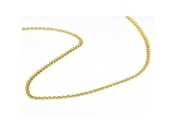 10K Yellow Gold 2.5MM Designer Love Chain 20 Inch Necklace