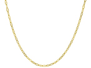 10K Yellow Gold 1.75MM Twisted Mariner Chain 18 Inch Necklace