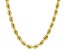 10K Yellow Gold 6.9MM Rope Chain 24 Inch Necklace