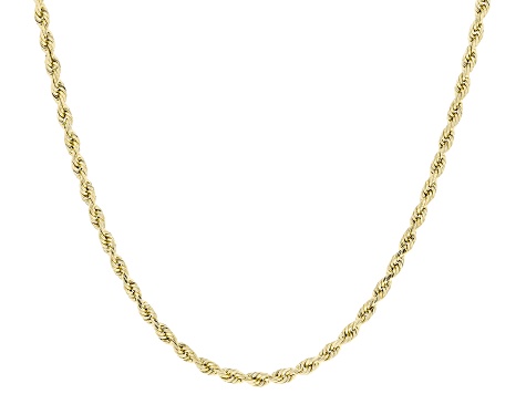 10K Yellow Gold 2.5MM Rope Chain