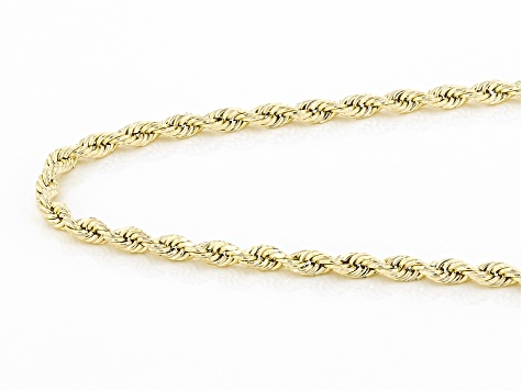 10K Yellow Gold 2.5MM Rope Chain