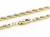 10K Yellow Gold 2.5MM Rope Chain