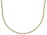 14K Yellow Gold Rope Chain 18 Inch Necklace