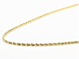 14K Yellow Gold Rope Chain 24 Inch Necklace