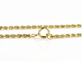14K Yellow Gold Rope Chain 20 Inch Necklace