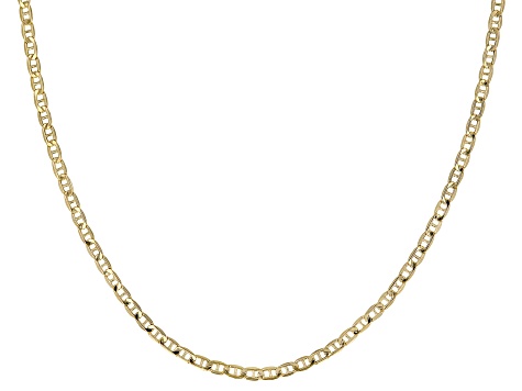 FB Jewels Solid 14k Yellow Gold Figaro Chain 1.9mm 