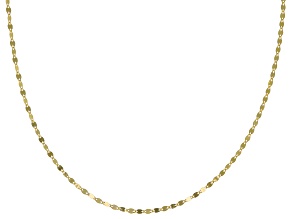 10K Yellow Gold 1.9MM Flat Mirror Chain