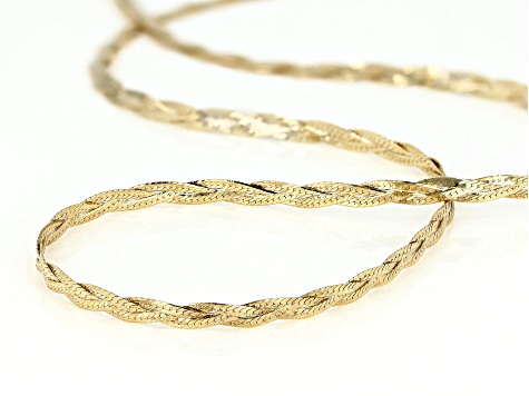 10K Yellow Gold 3.5MM Three-Braided 