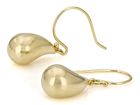 10K Gold Filled Teardrop Dangle Earrings
